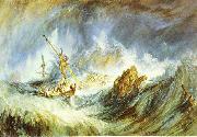 J.M.W. Turner Storm (Shipwreck) painting